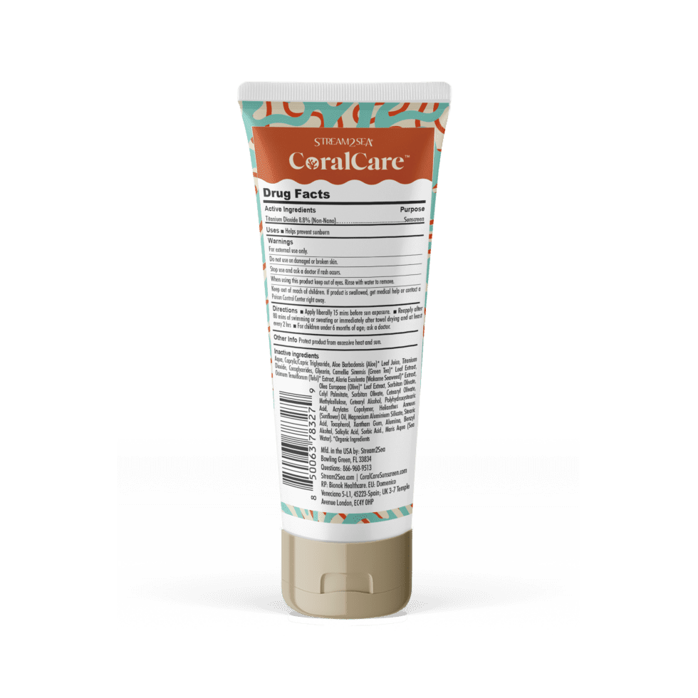 Stream2Sea Coral Care Sunscreen SPF 30 - NEW PRODUCT!