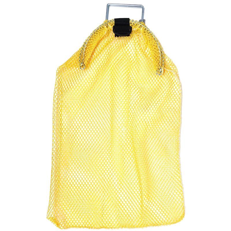 Mesh Bag with Galvanized Wire Handle and D-Ring