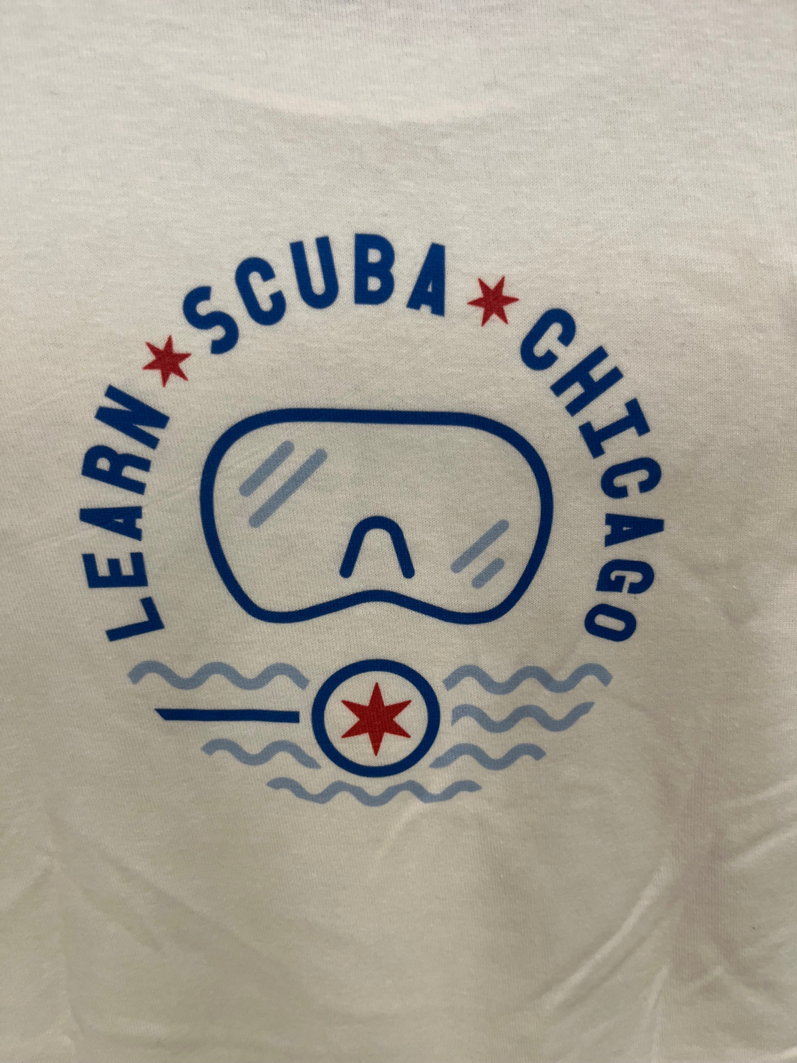 Learn Scuba Chicago Respect the Locals T-Shirt