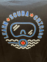 Load image into Gallery viewer, Learn Scuba Chicago Respect the Locals T-Shirt
